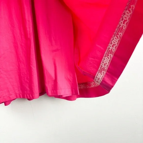Vintage Lilly Pulitzer Hot Pink Belted Strapless Dress Sz 0 - Picture 9 of 11